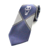 Cravate Kira bleu gris