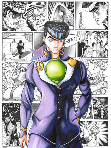 Poster Josuke Higashikata