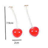 Kakyoin Noriaki earrings cerise