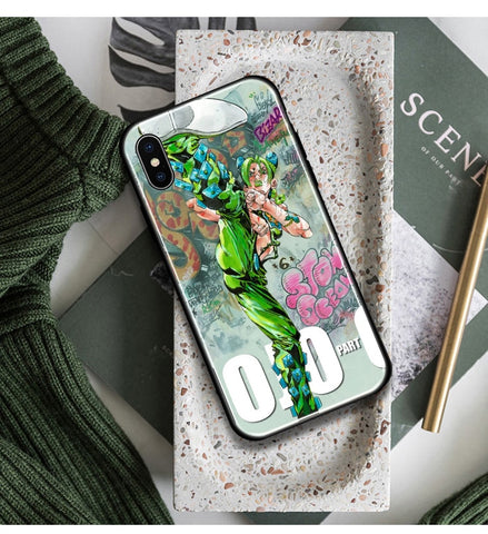 Coque JoJo's Bizarre Adventure iPhone XR verre trempé