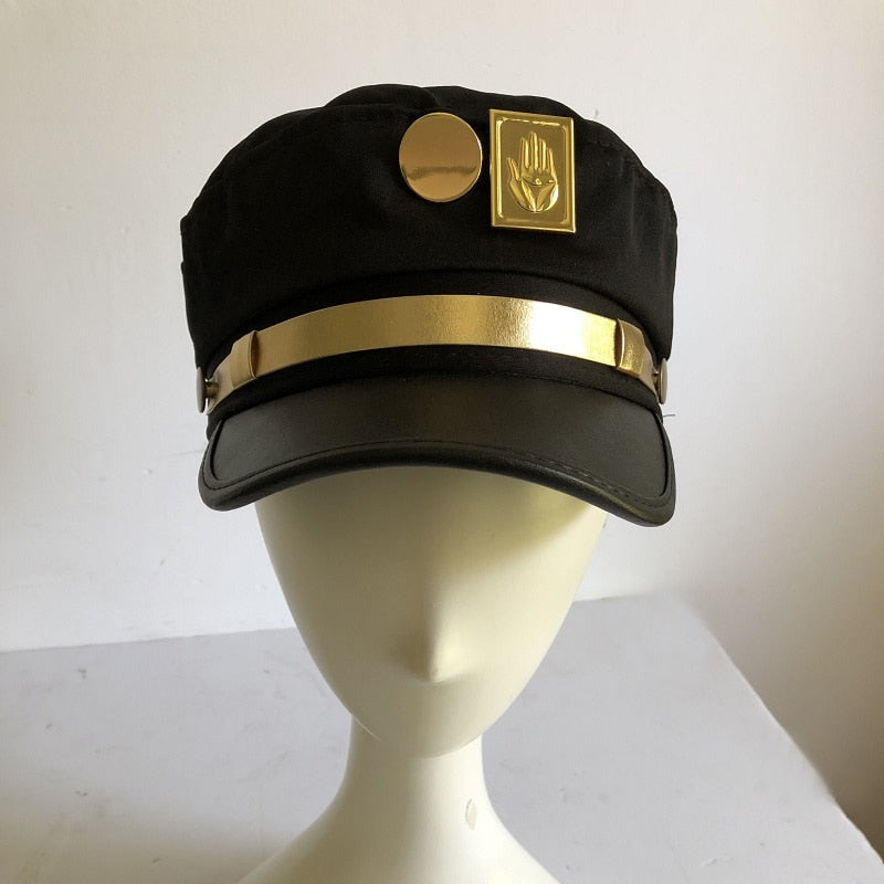 Casquette Baseball JoJo's Bizarre Adventure Jotaro Kujō - Ornée Palmier Métal - Taille Unique 58cm - Coton Et Alliage