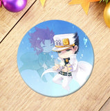 badge jojo jotaro blanc