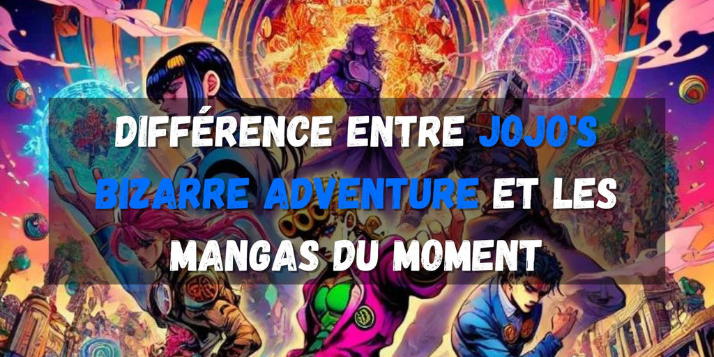Différence entre JoJo's Bizarre Adventure et les mangas du moment