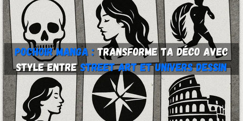 Pochoir manga : transforme ta déco avec style entre street art et univers dessin