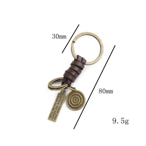Porte-cles en cuir
