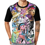 T-Shirt JOJO <br> Rohan Kishibe Collage