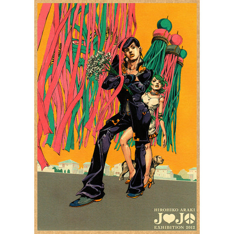 JOJO Part 4 Poster josuke HIROHIKO ARAKI EXHIBITION 2012
