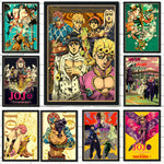 Poster JOJO Golden Wind HIROHIKO ARAKI EXHIBITION 2012