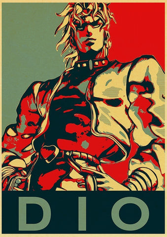 Propaganda JOJO Poster Dio Brando