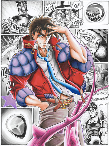 Poster Joseph Joestar Sturdy Art