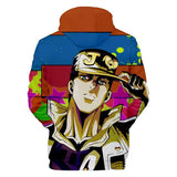 JoJo Sweats Jotaro Rouge dos