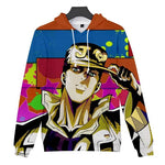 JoJo Sweats Jotaro Rouge cintre 