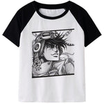 Tee Shirt JoJo Joseph Joestar noir blanc