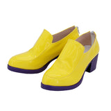 Chaussure JOJO Giorno Giovanna Cosplay Deguisement Jaune