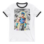 T-shirt JOJO Jonathan Joestar Fanart blanc