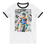 T-shirt JOJO Jonathan Joestar Fanart blanc