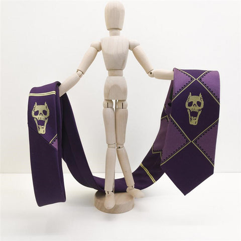 Cravate Kira Yoshikage violet