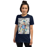 T-SHIRT JOJO JONATHAN STURDY ART navy