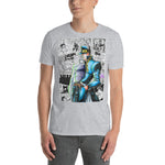 T-SHIRT JOJO JOTARO STURDY ART gris