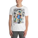 T-SHIRT JOJO JONATHAN STURDY ART blanc